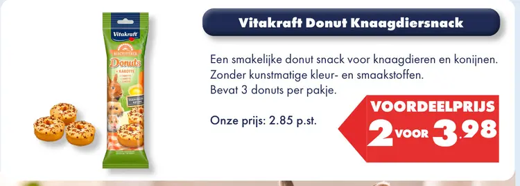 Aanbieding: Donut Knaagdiersnack