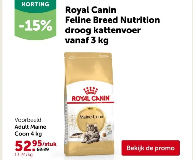 Promotie: Feline Breed Nutrition droog kattenvoer