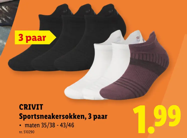 Promotie: Sportsneakersokken