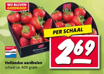 Aanbieding: Hollandse aardbeien