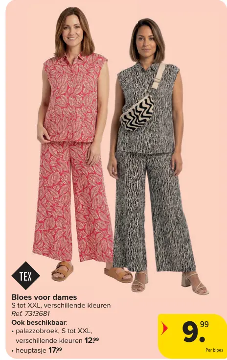 Promotie: Bloes voor dames