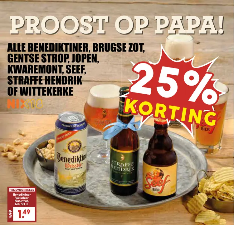 Aanbieding: Alle Benediktiner, Brugse Zot, Gentse Strop, Jopen, Kwaremont, Seef, Straffe Hendrik of Wittekerke