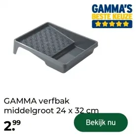 Aanbieding: GAMMA verfbak middelgroot