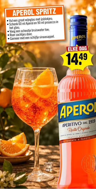 Aanbieding: Aperol Aperitivo 70 cl