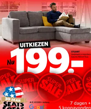 Aanbieding: STUART Hoekbank