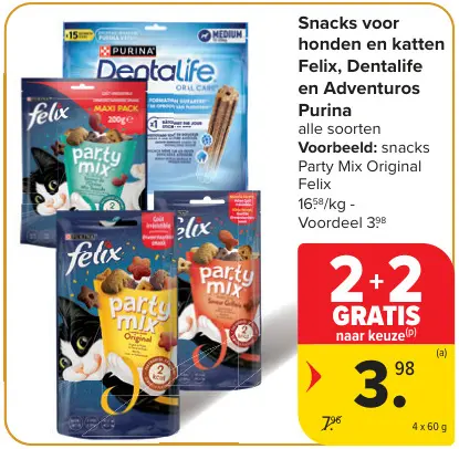 Promotie: Snacks voor honden en katten