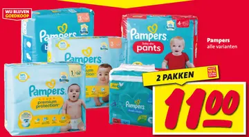 Aanbieding: Pampers alle varianten