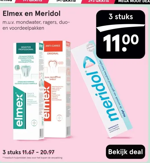 Aanbieding: Elmex en Meridol
