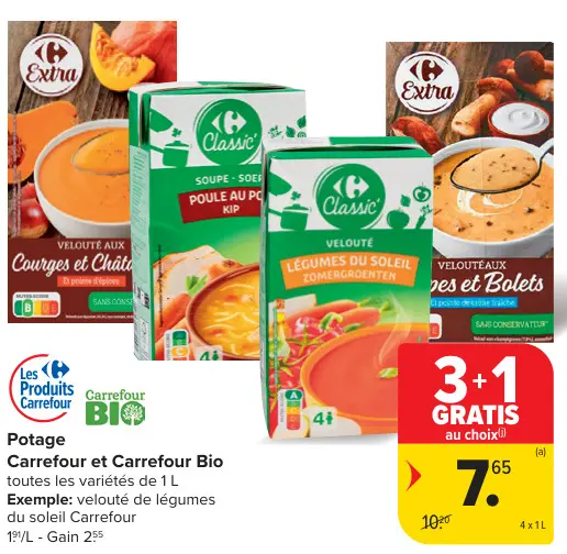 Offre: Potage