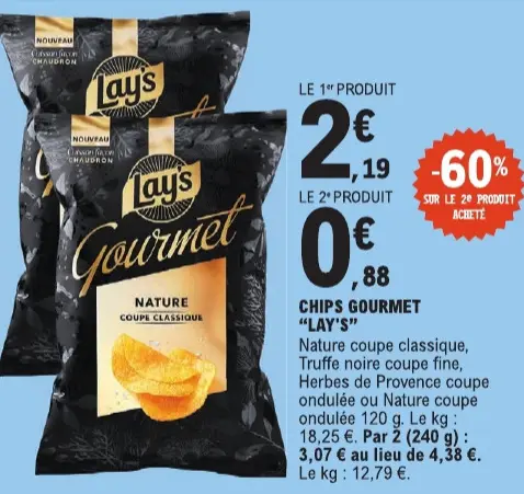 Offre: Chips gourmet
