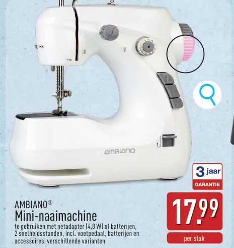 Promotie: Mini-naaimachine