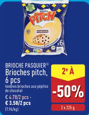 Offre: Brioches pitch, 6 pcs