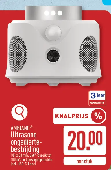 Promotie: Ultrasone ongediertebestrijding