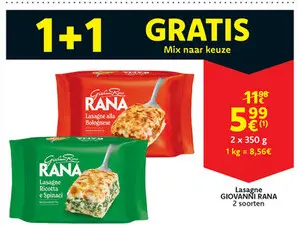 Promotie: Lasagne
