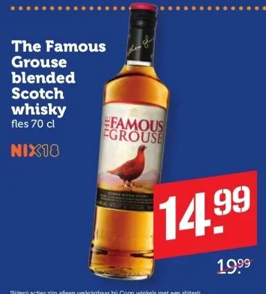 Aanbieding: The Famous Grouse blended Scotch whisky