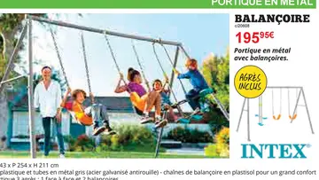 Offre: BALANÇOIRE