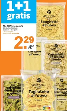 Aanbieding: AH Verse pasta's