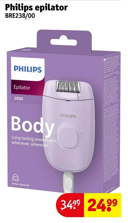 Aanbieding: Philips Epilator BRE238/00