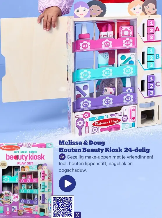 Promotie: Houten Beauty Kiosk