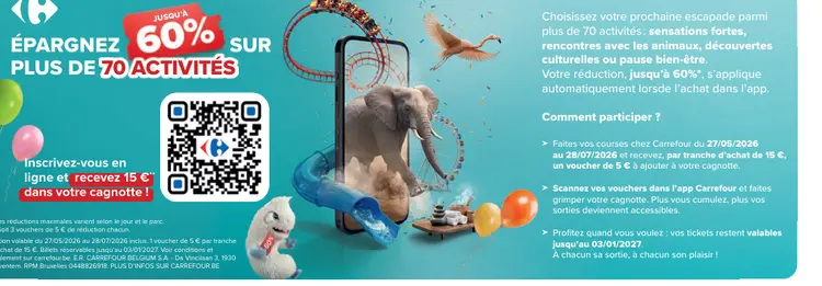 Offre: Épargnez sur plus de 70 activités