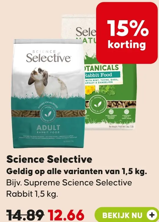 Aanbieding: Science Selective