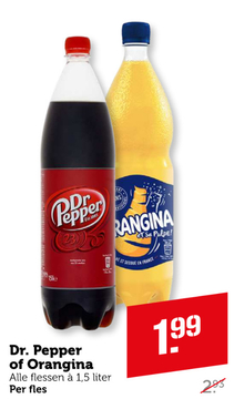 Aanbieding: Dr. Pepper of Orangina