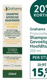 Promotie: Shampoo Gevoelige Hoofdhuid