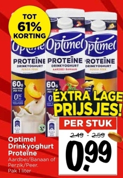 Aanbieding: Optimel Drinkyoghurt Proteïne