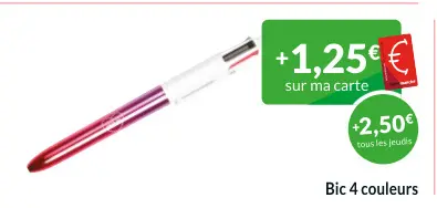 Offre: Bic 4 couleurs