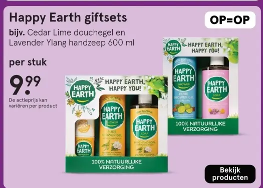 Aanbieding: Happy Earth giftsets