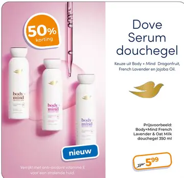 Aanbieding: Dove Serum douchege