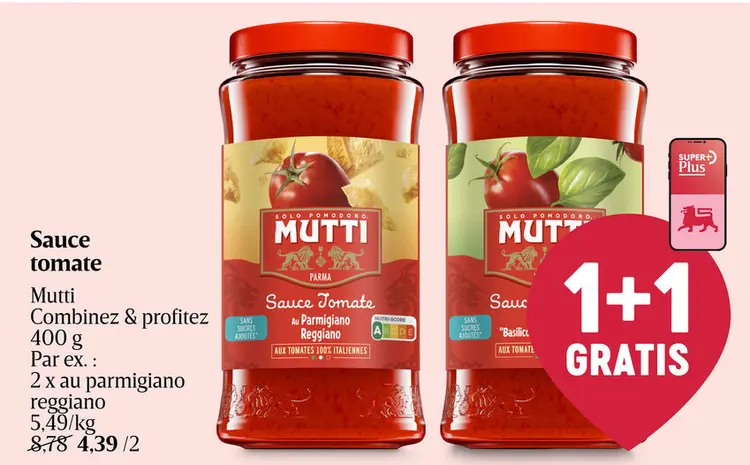 Offre: Sauce tomate
