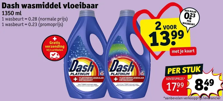 Promotie: Wasmiddel vloeibaar