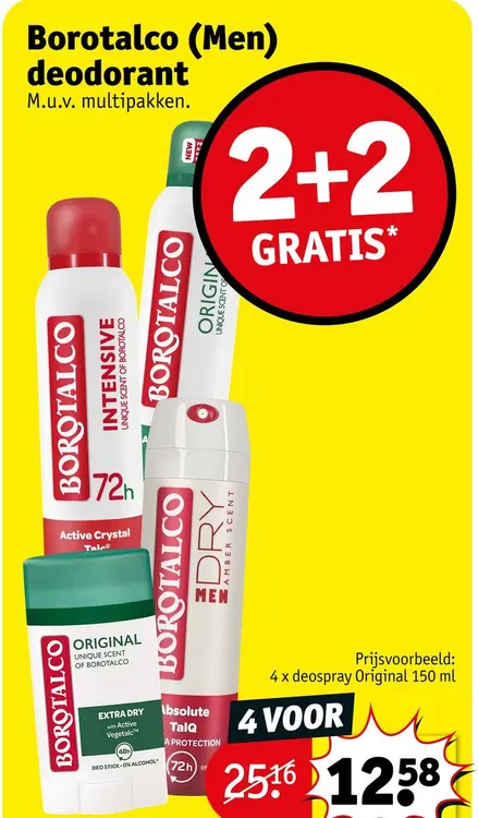 Promotie: Borotalco (Men) deodorant
