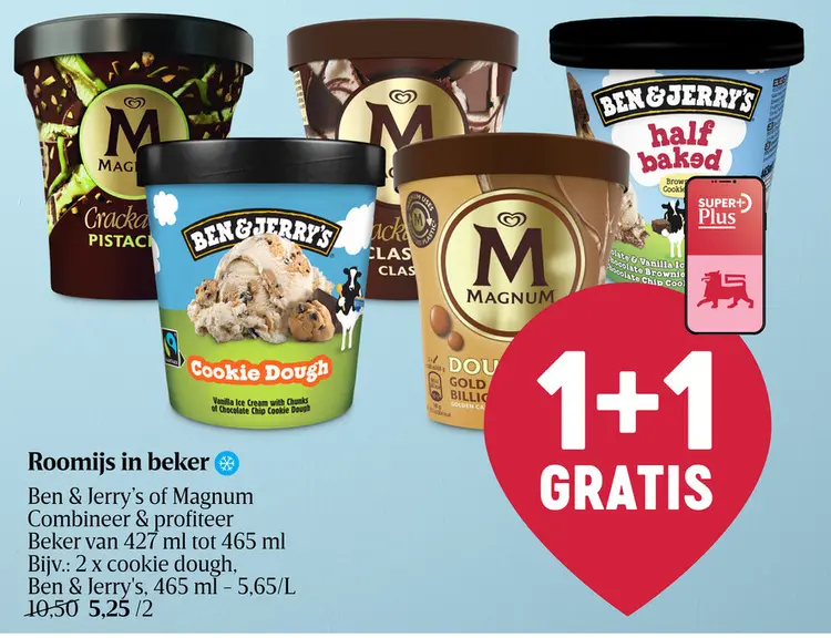 Promotie: Roomijs in beker