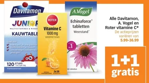 Aanbieding: Davitamon Junior Multivitamines & Mineralen 