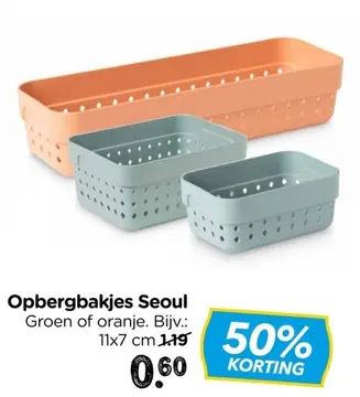 Aanbieding: Opbergmandjes