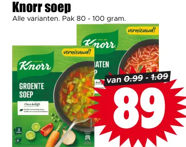 Aanbieding: Knorr soep