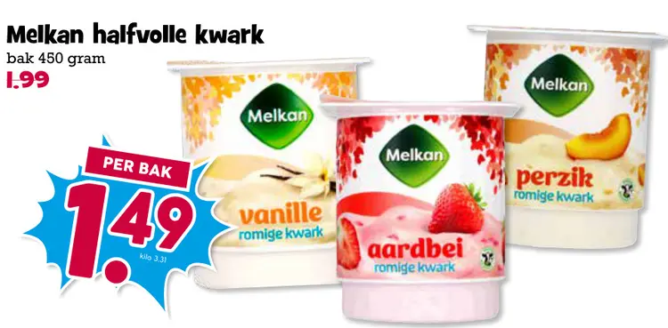 Aanbieding: Halfvolle kwark
