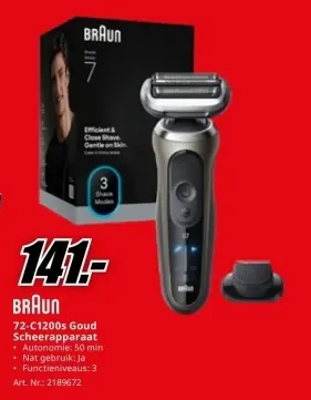 Promotie: 72-C1200s Goud Scheerapparaat