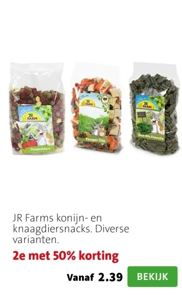 Promotie: konijn- en knaagdiersnacks