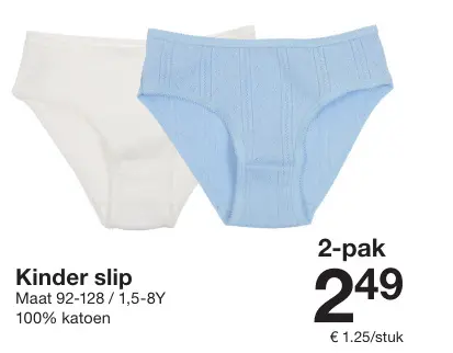 Promotie: Kinder slip