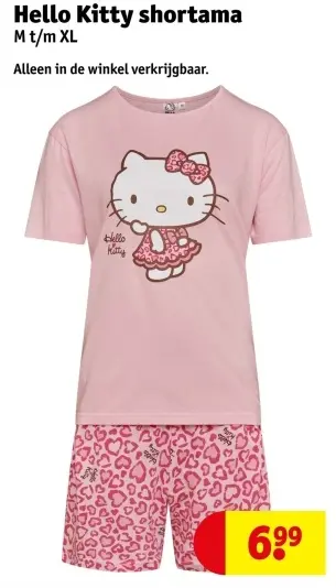 Aanbieding: Hello Kitty shortama