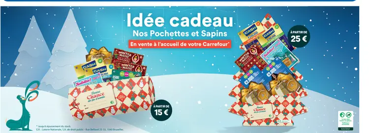 Offre: Pochettes et Sapins
