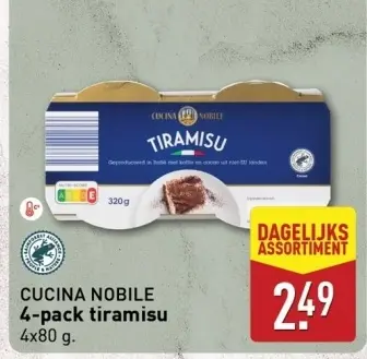 Aanbieding: CUCINA NOBILE tiramisu
