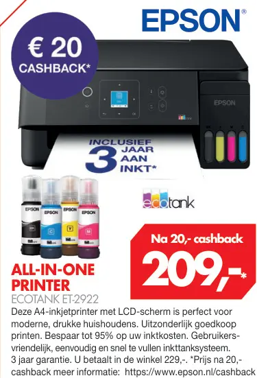 Aanbieding: Ecotank ET-2922