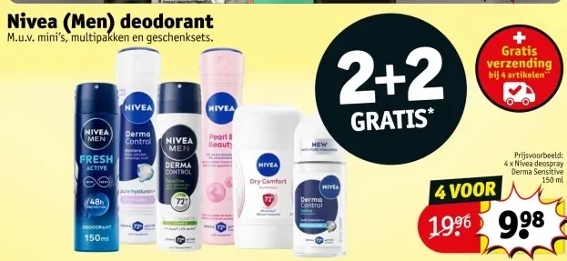 Promotie: Nivea (Men) deodorant