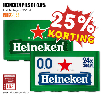 Aanbieding: HEINEKEN PILS OF 0.0%