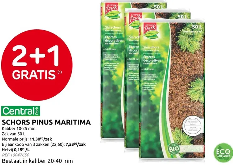 Promotie: Schors pinus maritima