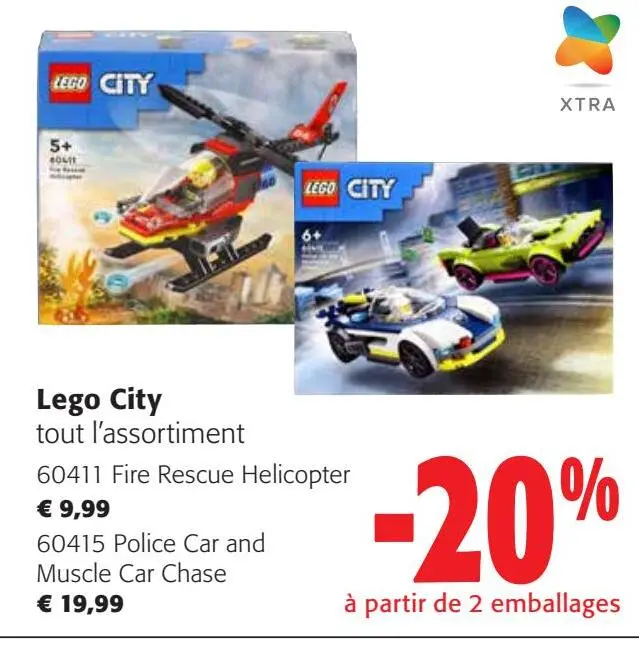 Offre: Lego City tout l'assortiment